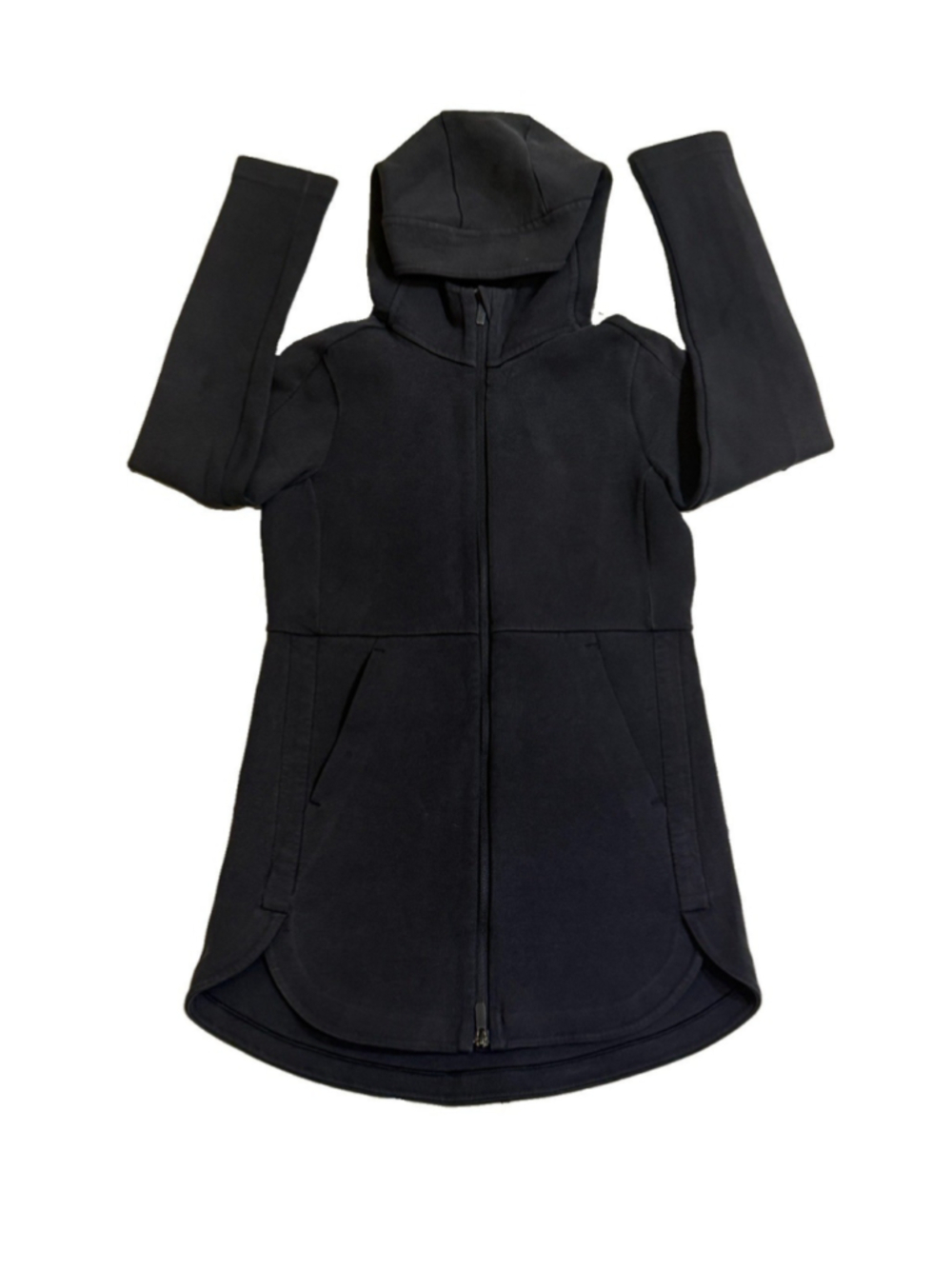 LULULEMON GOING PLACES HOODED JACKET BLACK COLOR SIZE 2